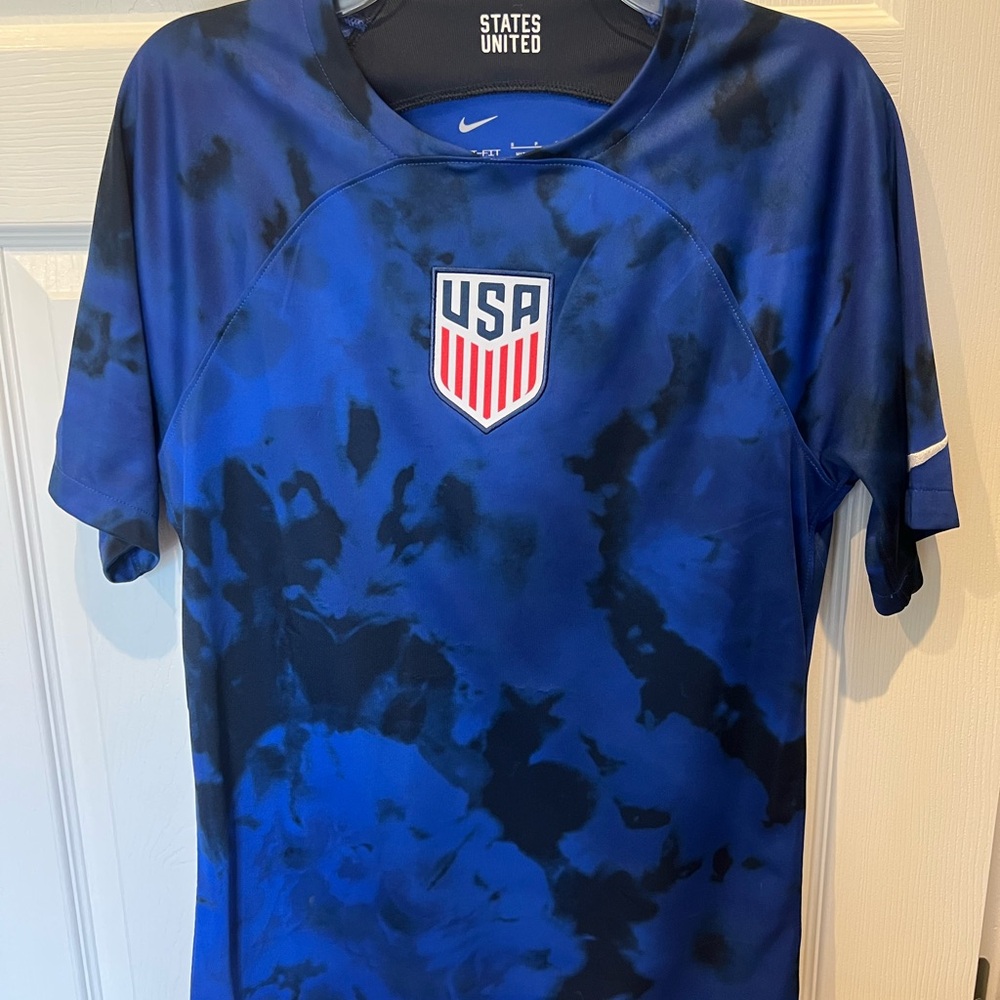 Nike USA Soccer Jersey Blue and Black